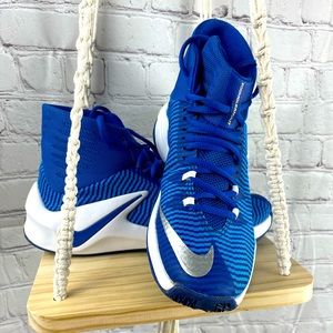 NIKE ZOOM Shoes Blue & White EUC